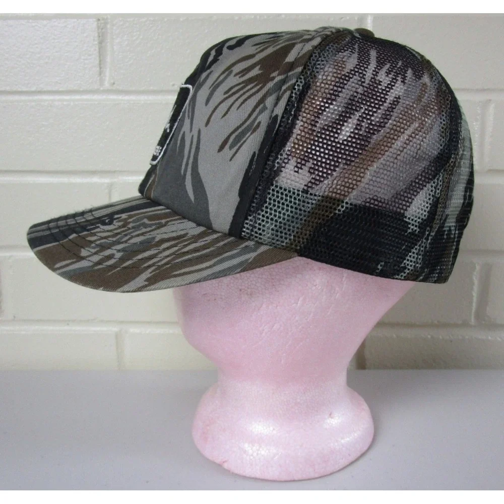 Vintage 90s K Products John Deere Hat Snapback Trucker‎ Cap Country Patch USA